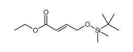 (E)-4-[[(1,1-Dimethylethyl)dimethylsilyl]oxy]-2-butenoic Acid Ethyl Ester structure