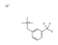 trimethyl-[[3-(trifluoromethyl)phenyl]methyl]azanium,chloride Structure