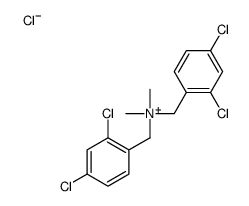 bis(2,4-dichlorobenzyl)dimethylammonium chloride Structure