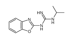 N-benzoxazol-2-yl-N'-isopropyl-guanidine Structure