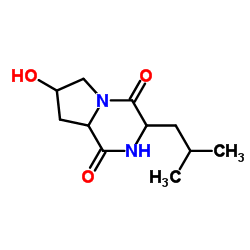 Cyclo(Hpro-Leu) Structure