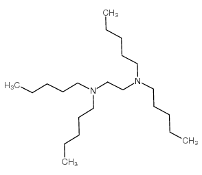 N,N,N',N'-tetrapentylethylenediamine structure