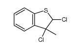 2,3-dichloro-2,3-dihydro-3-methylbenzo[b]thiophene结构式