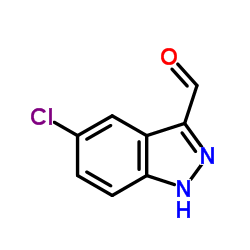 5-Chloro indazole-3-carboxaldehyde Structure