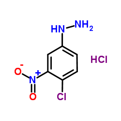 (4-Chloro-3-nitrophenyl)hydrazine hydrochloride (1:1)结构式