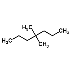 4,4-Dimethylheptane Structure