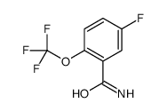 5-Fluoro-2-(trifluoromethoxy)benzamide结构式