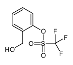 [2-(hydroxymethyl)phenyl] trifluoromethanesulfonate结构式