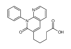 5-(2-oxo-1-phenyl-1,8-naphthyridin-3-yl)pentanoic acid Structure