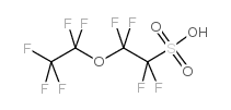 perfluoro(2-ethoxyethane)sulfonic acid structure