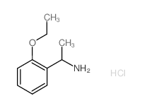 [1-(2-Ethoxyphenyl)ethyl]amine hydrochloride结构式