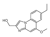 (7-ethyl-5-methoxyimidazo[1,2-a]quinolin-2-yl)methanol结构式