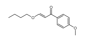 (E)-3-butoxy-1-(4-methoxyphenyl)prop-2-en-1-one Structure