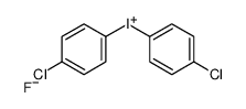 bis(4-chlorophenyl)iodanium,fluoride Structure