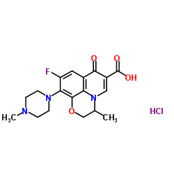 盐酸氧氟沙星结构式