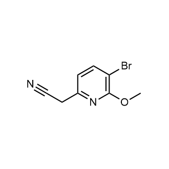 2-(5-Bromo-6-methoxypyridin-2-yl)acetonitrile picture