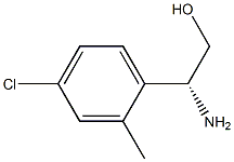 (2R)-2-AMINO-2-(4-CHLORO-2-METHYLPHENYL)ETHAN-1-OL结构式