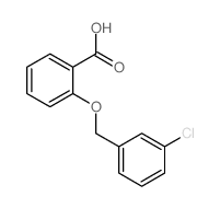 2-[(3-chlorobenzyl)oxy]benzoic acid Structure