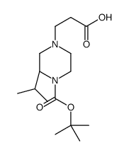 3-[(3S)-4-[(2-methylpropan-2-yl)oxycarbonyl]-3-propan-2-ylpiperazin-1-yl]propanoic acid结构式