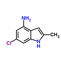 6-Chloro-2-methyl-1H-indol-4-amine Structure