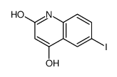 4-Hydroxy-6-iodo-2-quinolinone structure