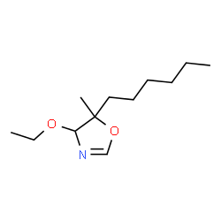 Oxazole, 4-ethoxy-5-hexyl-4,5-dihydro-5-methyl- (9CI)结构式