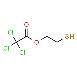 Trichloroacetic acid 2-mercaptoethyl ester structure