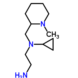 N-Cyclopropyl-N-[(1-methyl-2-piperidinyl)methyl]-1,2-ethanediamine Structure