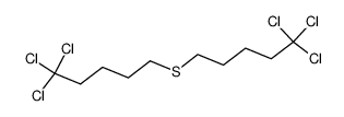 bis-(5,5,5-trichloro-pentyl)-sulfide Structure