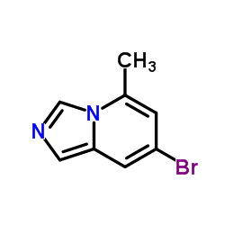 7-Bromo-5-methylimidazo[1,5-a]pyridine Structure