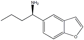 (1R)-1-(1-BENZOFURAN-5-YL)BUTAN-1-AMINE Structure