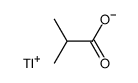 thallium(I) 2-methylpropanoate结构式