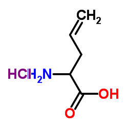 2-Amino-4-pentenoic acid hydrochloride Structure