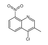 4-Chloro-3-methyl-8-nitro-quinoline structure