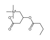 Butyroyl carnitine structure