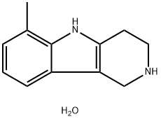 6-methyl-2,3,4,5-tetrahydro-1H-pyrido[4,3-b]indole hydrate Structure
