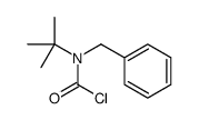 N-benzyl-N-tert-butylcarbamoyl chloride结构式