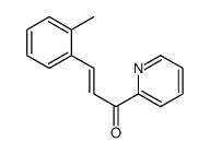 3-(2-methylphenyl)-1-pyridin-2-ylprop-2-en-1-one结构式