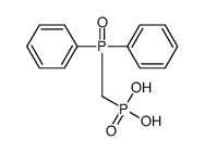 diphenylphosphorylmethylphosphonic acid Structure