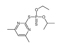 (4,6-dimethylpyrimidin-2-yl)sulfanyl-ethoxy-propan-2-yloxy-sulfanylidene-λ5-phosphane Structure