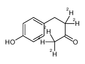 1,1,1,3,3-pentadeuterio-4-(4-hydroxyphenyl)butan-2-one结构式