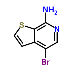 4-Bromothieno[2,3-c]pyridin-7-amine结构式