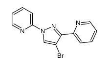 2-(4-bromo-1-pyridin-2-ylpyrazol-3-yl)pyridine结构式