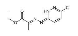 ethyl 2-[(6-chloropyridazin-3-yl)hydrazinylidene]propanoate结构式