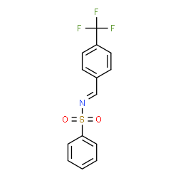 N-(4-TRIFLUOROMETHYLBENZYLIDENE)BENZENESULFONAMIDE picture