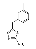 2-amino-5-(3-methylbenzyl)-1,3-thiazole结构式