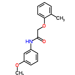 N-(3-Methoxyphenyl)-2-(2-methylphenoxy)acetamide Structure