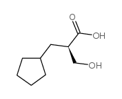 (R)-ALPHA-(HYDROXYMETHYL)-CYCLOPENTANEPROPANOIC ACID结构式