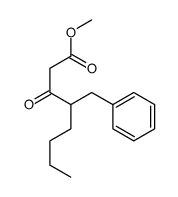 4-Benzyl-3-oxooctanoic acid methyl ester Structure