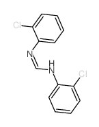 Methanimidamide,N,N'-bis(2-chlorophenyl)- structure